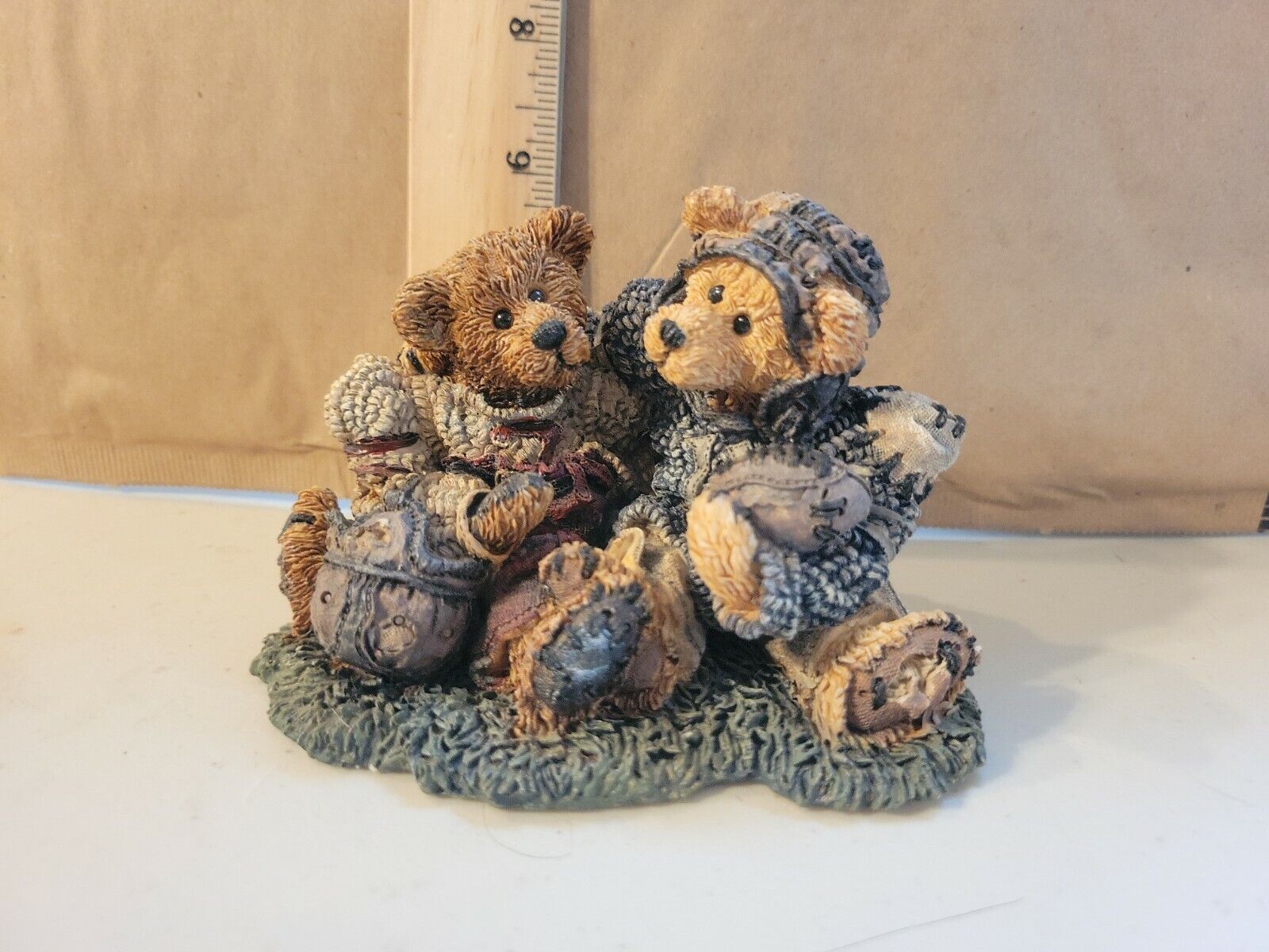 Boyds Bears  Grenville & Knute  Football Buddies  Style # 2255  Classic Figure