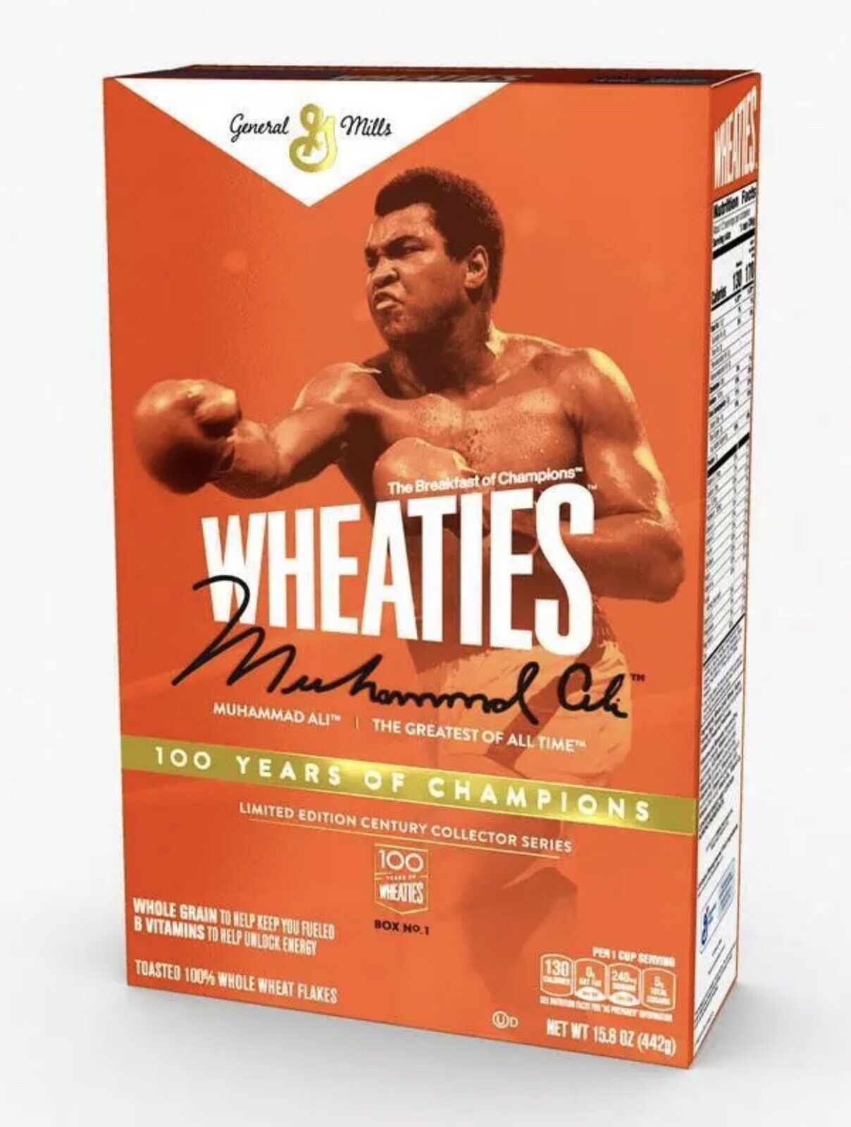 Wheaties Century Collection Gold Box #1: Muhammad Ali, Ready To Ship