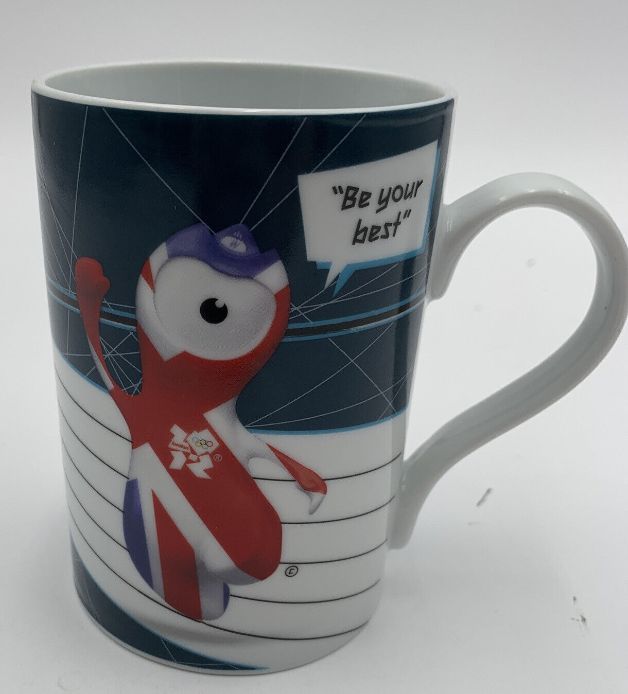 Official 2012 London Olympic Games Cup / Porcelain Mascot Coffee Mug