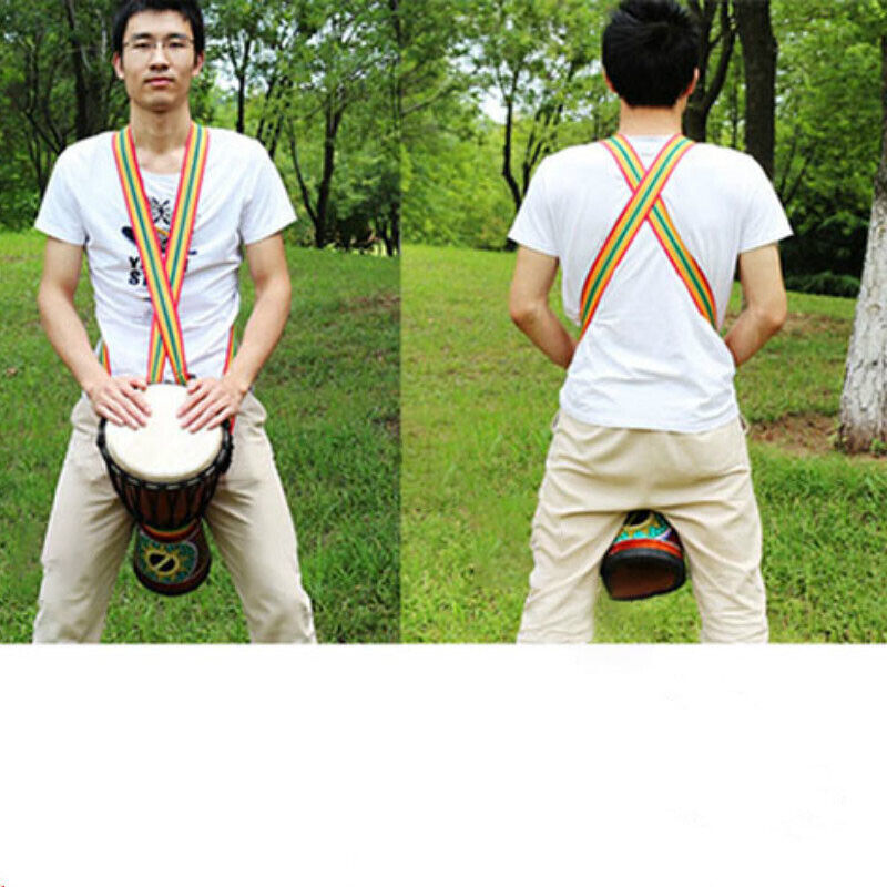 Djembe Standing Shoulder Strap Strip African Hand Drum Accessory Belt Adjustable
