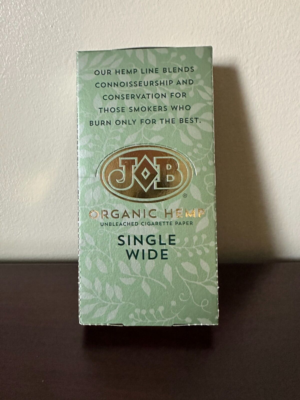 JOB ORGANIC Single Wide Papers  Full Box  24 Booklets