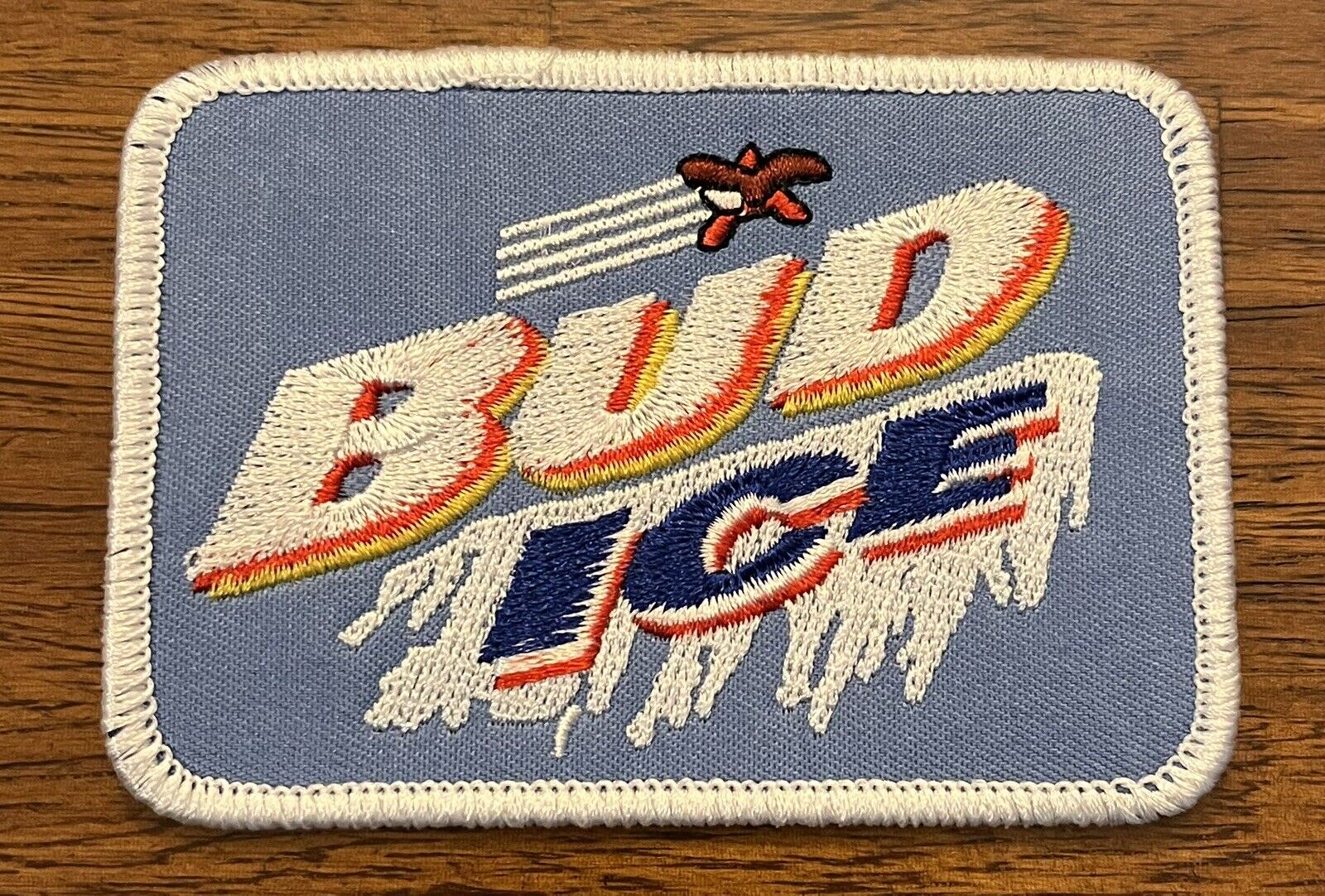 Bud Ice Budweiser Bud Light Beer Vintage Style Retro Iron Sew One Patch Cap Hat