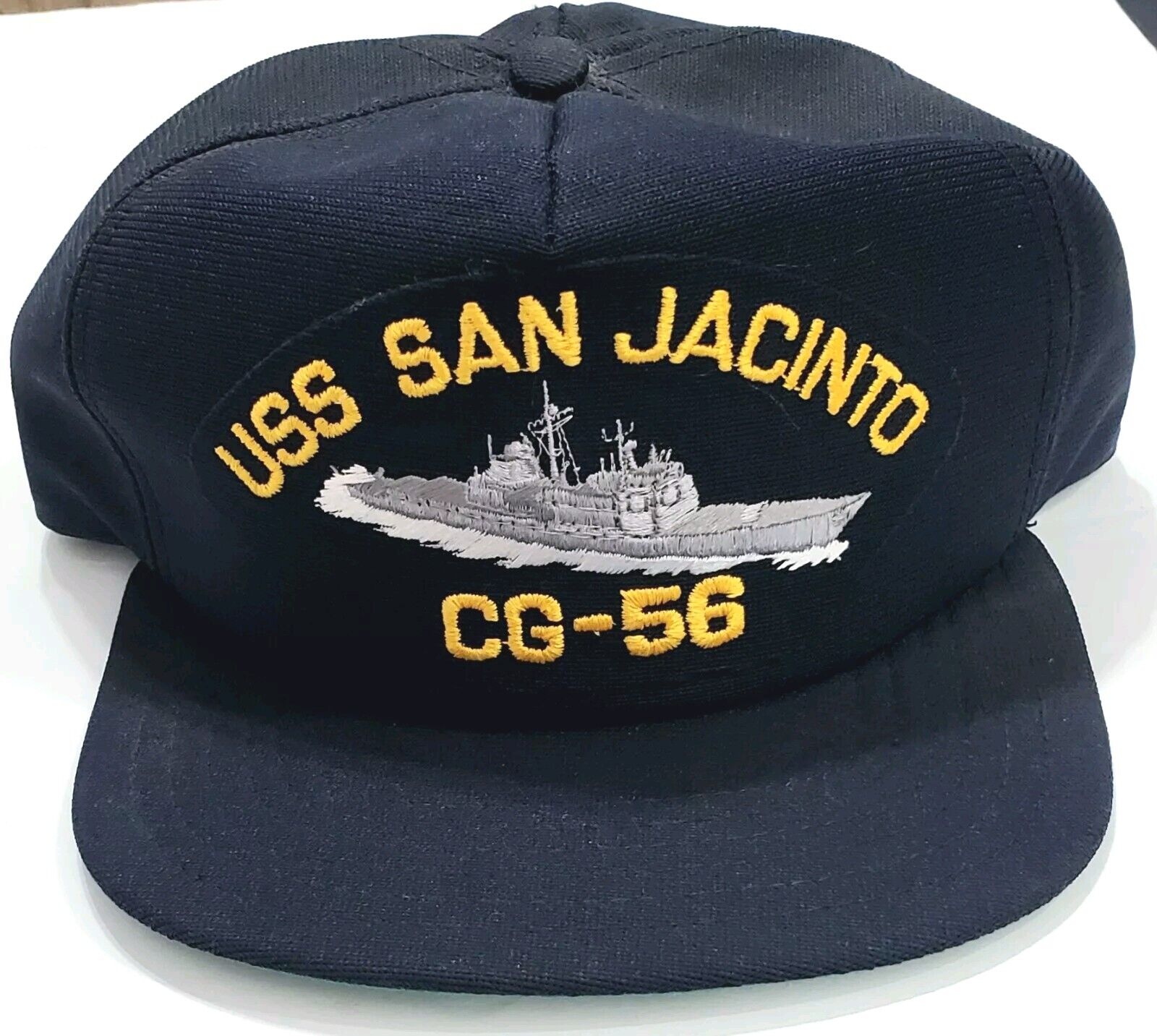 USS SAN JACINTO CG-56 Pre-Owned Embroidered Cap Great Condition 