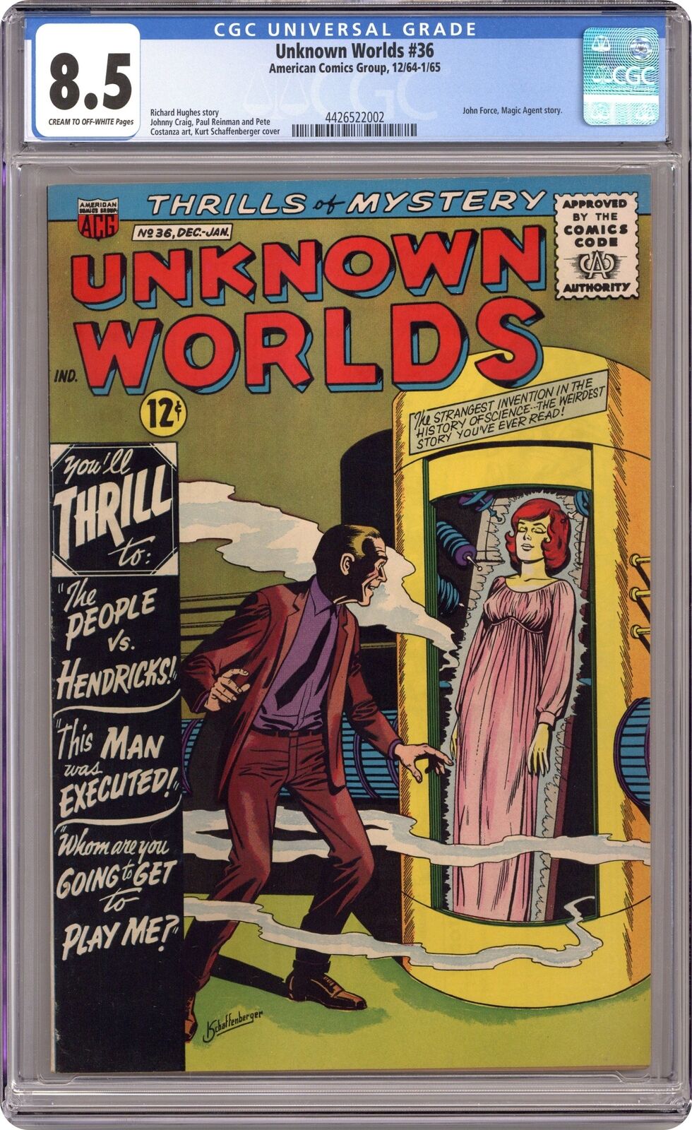 Unknown Worlds #36 CGC 8.5 1964 4426522002