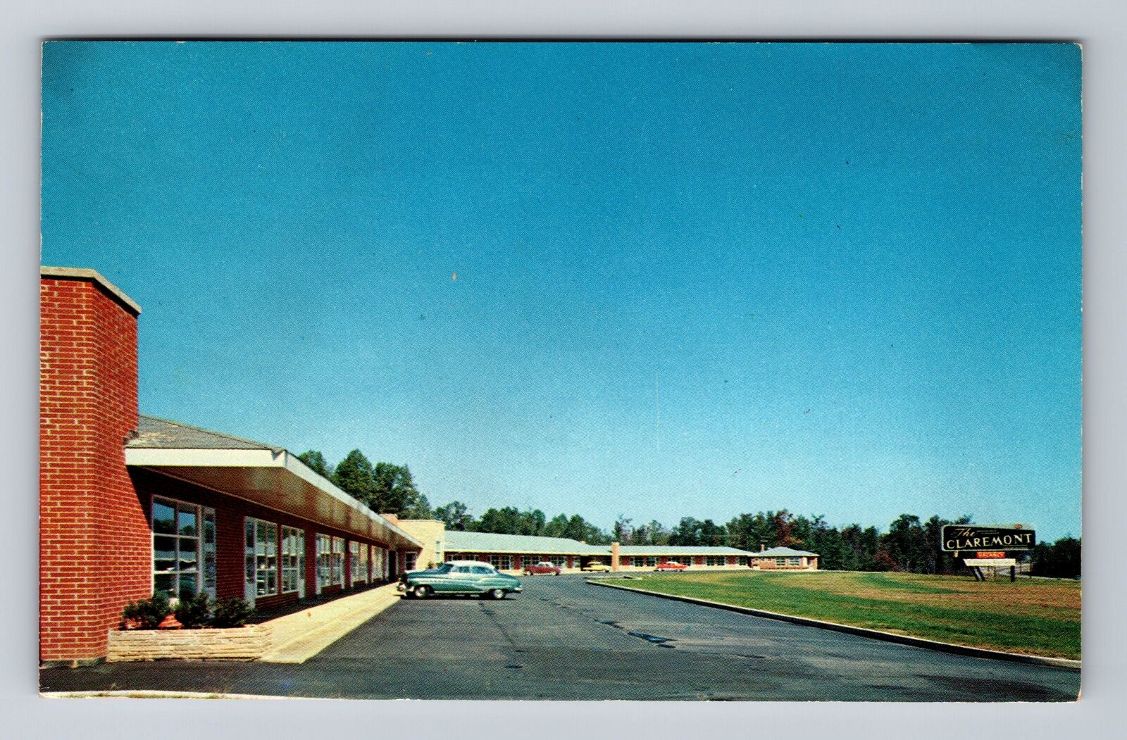 Petersburg VA-Virginia, Claremont Hotel, Restaurant Advertising Vintage Postcard