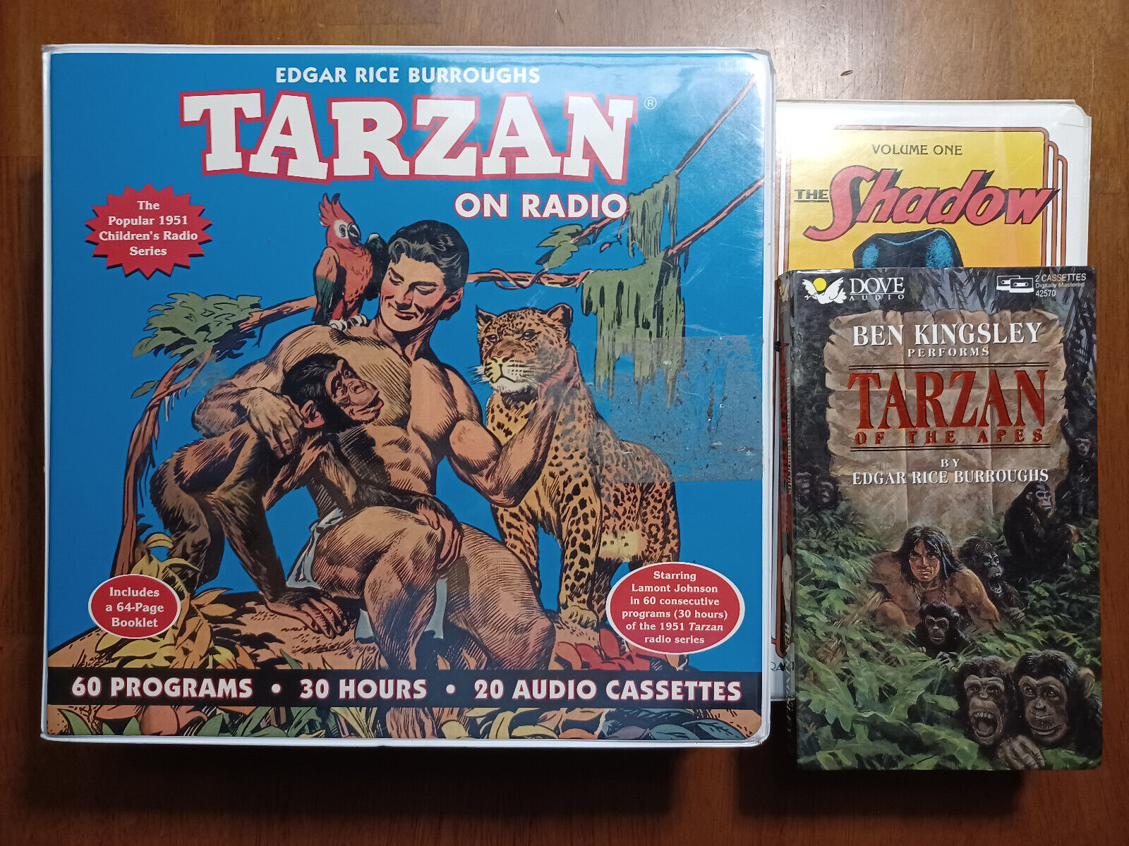 Ben Kingsley Tarzan Of The Apes, Tarzan on Radio, The Shadow Volume One TAPE LOT