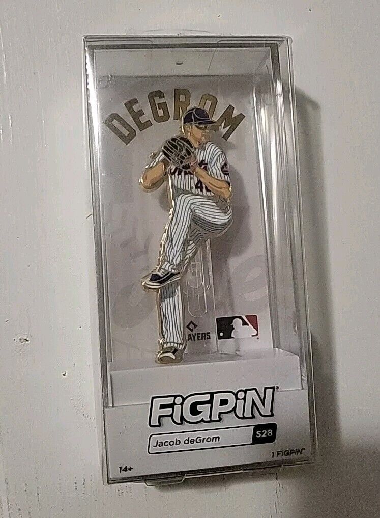 Jacob DeGrom Chase Gold Enamel Figpin S28 From The New York Mets***