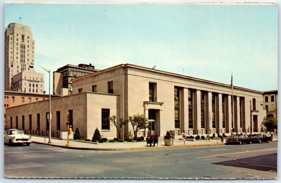 U. S. Post Office - Reading, Pennsylvania - County Courthouse in Background