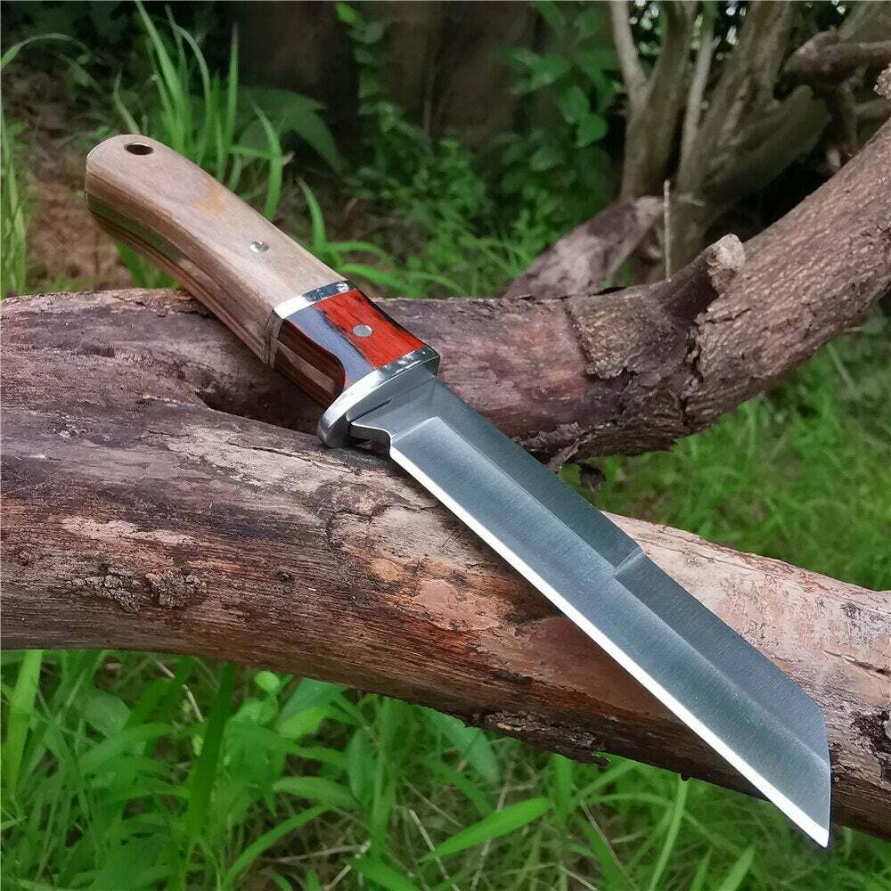 Small and Exquisite Outdoor Wilderness Survival Sharp Peeling Straight Knife EDC