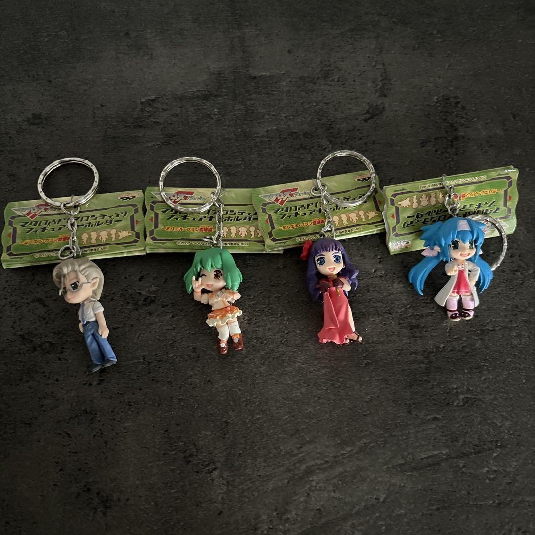 Macross Frontier figure keychain set Anime Goods From Japan
