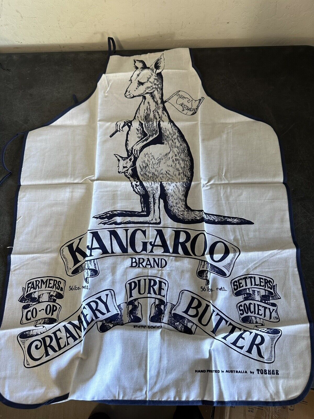 Kangaroo Brand Apron Creamery Pure Butter