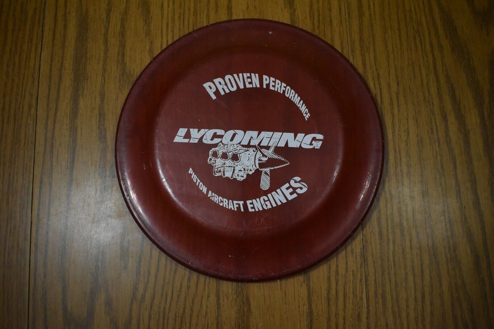 RARE Vintage Lycoming Aircraft  Engine Promotional Frisbee HARD TO FIND