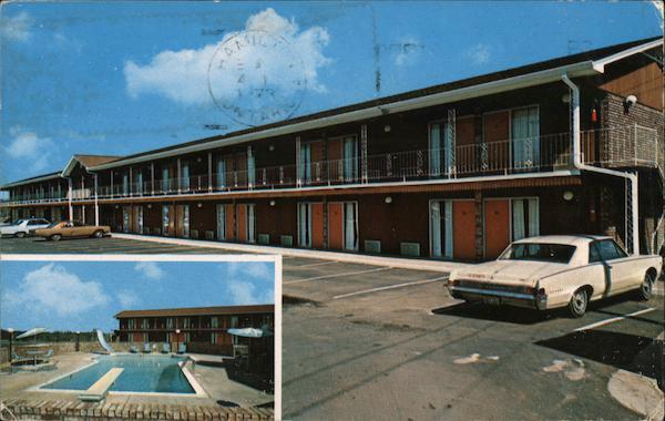 1973 McDonough,GA Patrick Economy Inn Henry County Georgia Kolor Ad Postcard