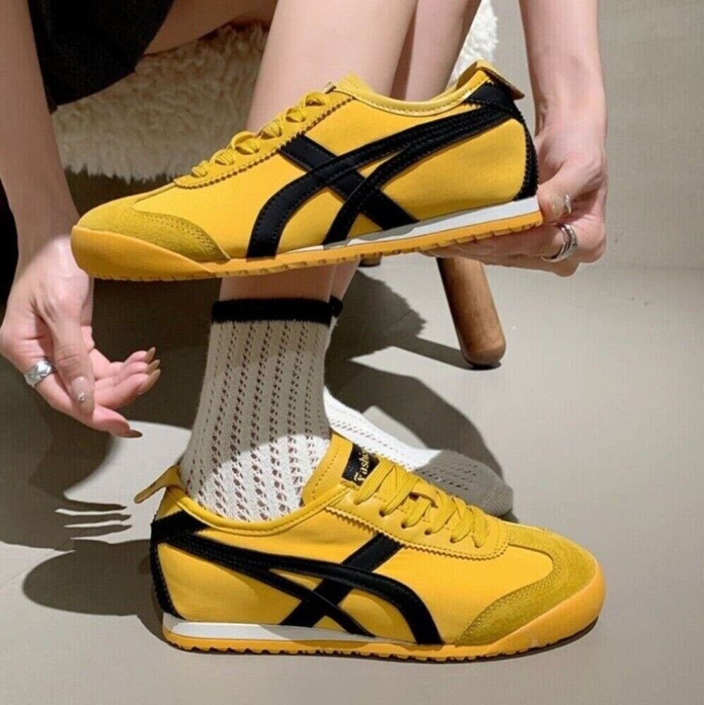 Onitsuka Tiger MEXICO 66 1183C102-751 Yellow Black Unisex Shoes Sports Casual