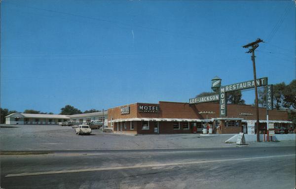 Winchester,VA Lee Jackson Restaurant and Motel Virginia H.E. Massie Postcard
