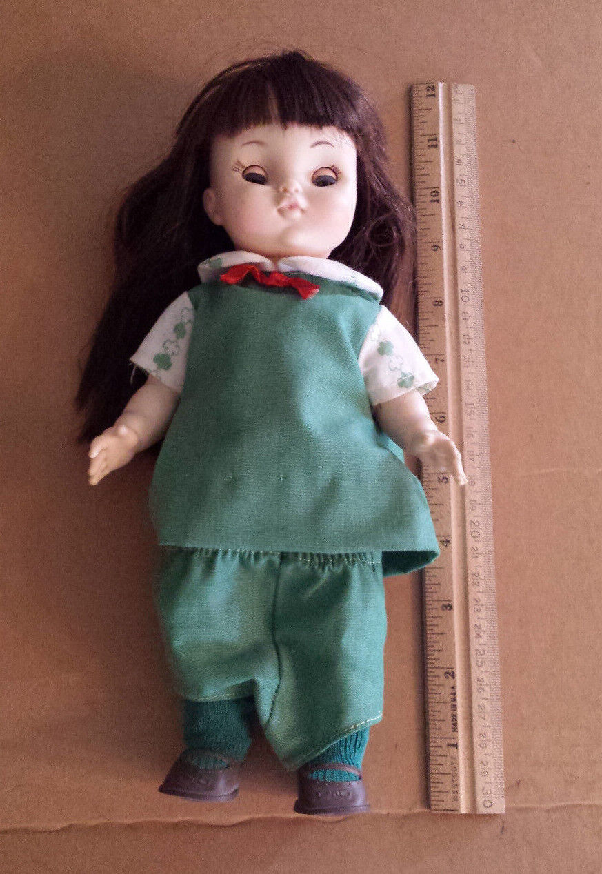 Vintage 1966 Effanbee 11” Girl Scout Doll with Sleeper Eyes