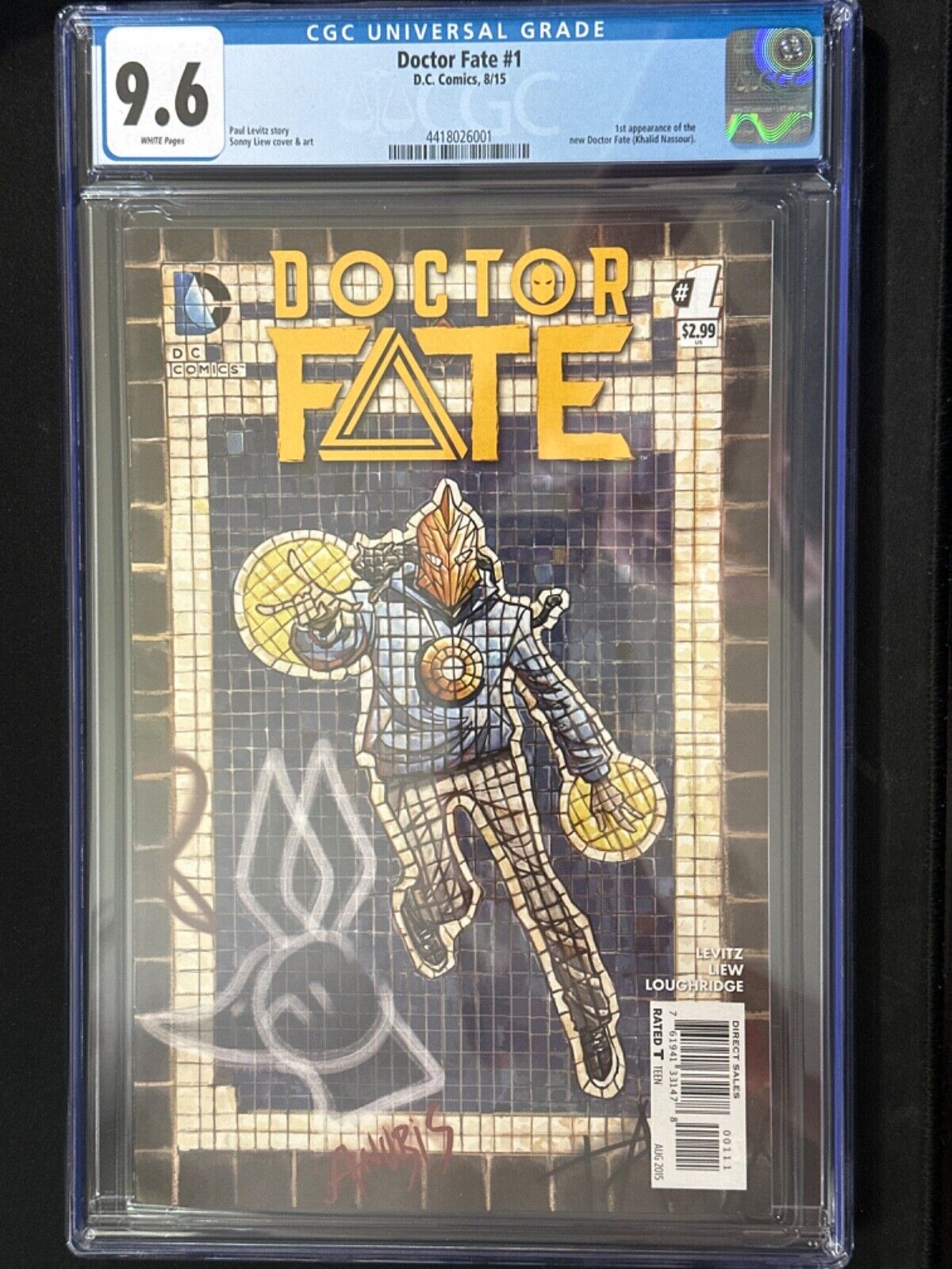 Doctor Fate #1 (2015) Key 1st Khalid Nassour New Dr. Fate CGC 9.6