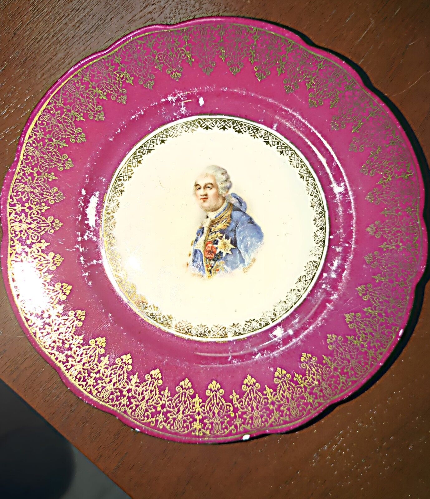 Louis XVI French Portrait Plate