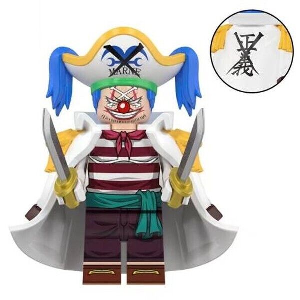 One Piece Buggy Minifigure - Buggy the Clown Collectible Anime Toy