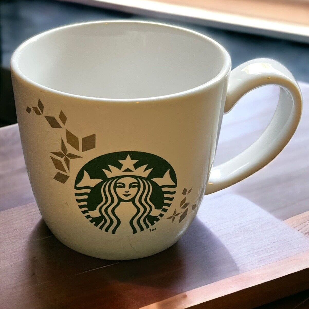 Starbucks Coffee Mug 2013 Mermaid Logo 14 oz