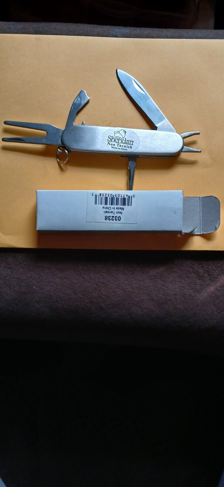 Sheridan Non-Tarnish Pocket Knife -Multitool-New In Box