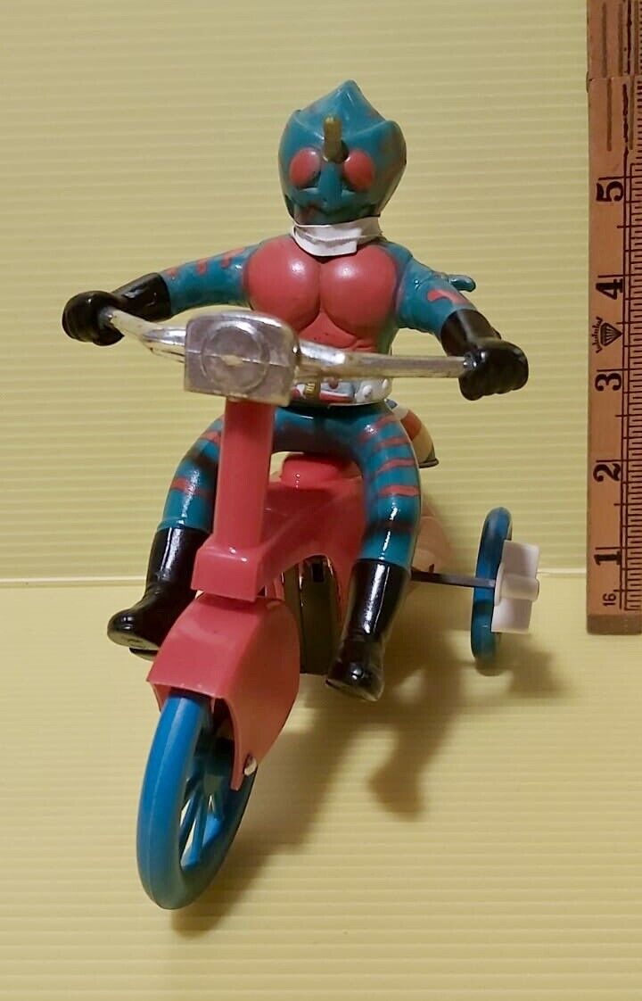 Vintage 70s Masudaya Modern Toys Kamen Rider Amazon Tricycle