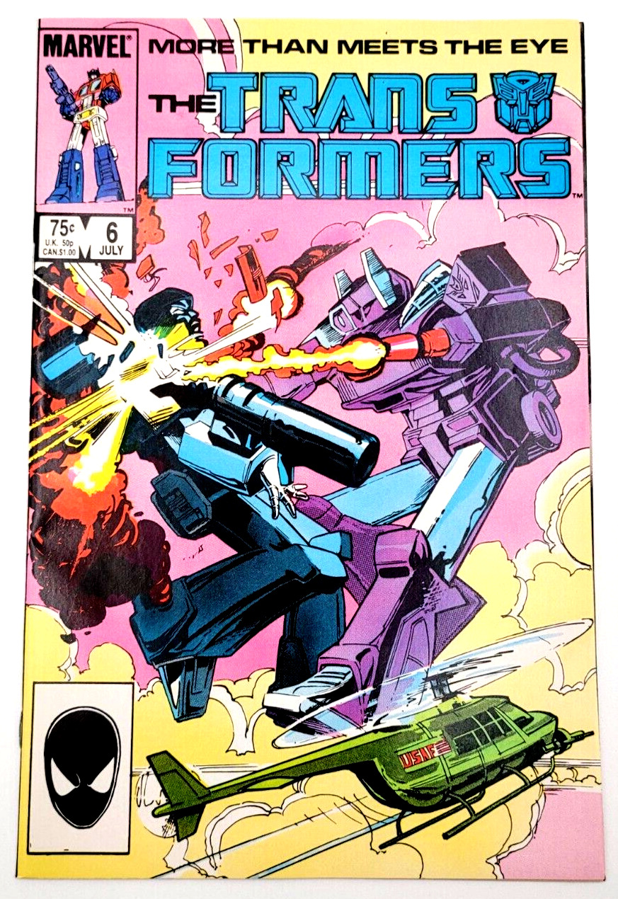 TRANSFORMERS #6 (1985) / VF/NM-/  JOSIE BELLER 1ST APP   MARVEL COMICS
