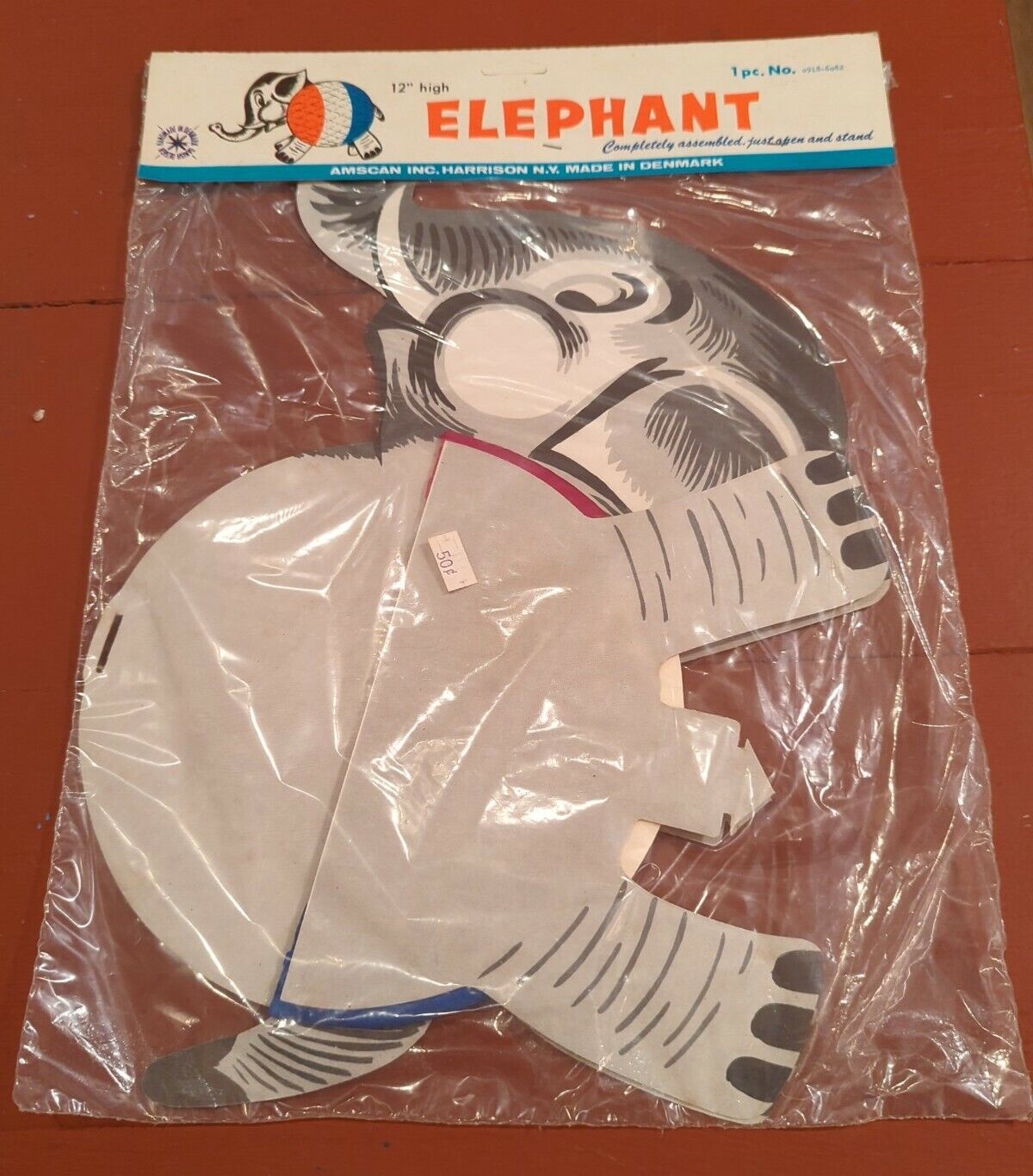 Vintage 1960s Democrat Tissue Paper Elephant Political Memorabilia Tissue Decor
