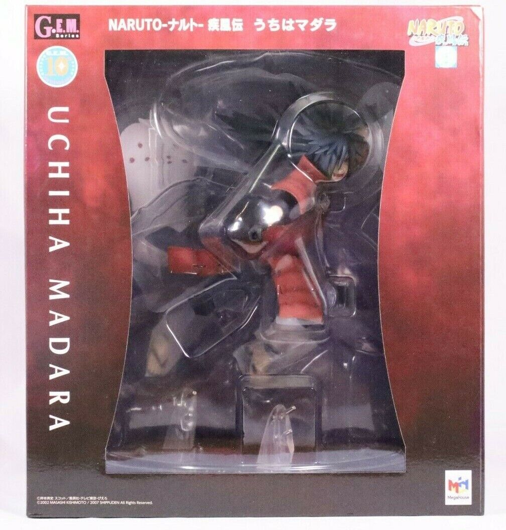 G.E.M Naruto Shippuden Madara Uchiha Figure Megahouse Authentic Express Shipping