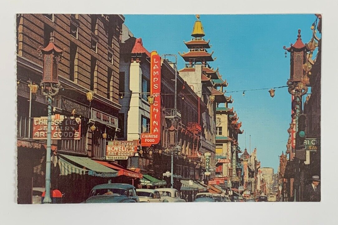 Grant Avenue The Main Street of San Franciscos own Chinatown California Postcard