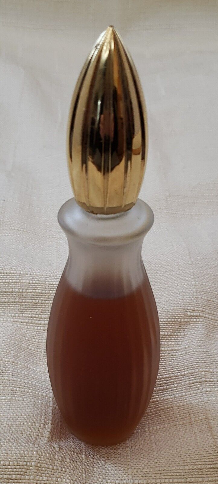 RARE Vintage Revlon's EPAS Concentrated Cologne Frosted Bottle Gold Tone Cap