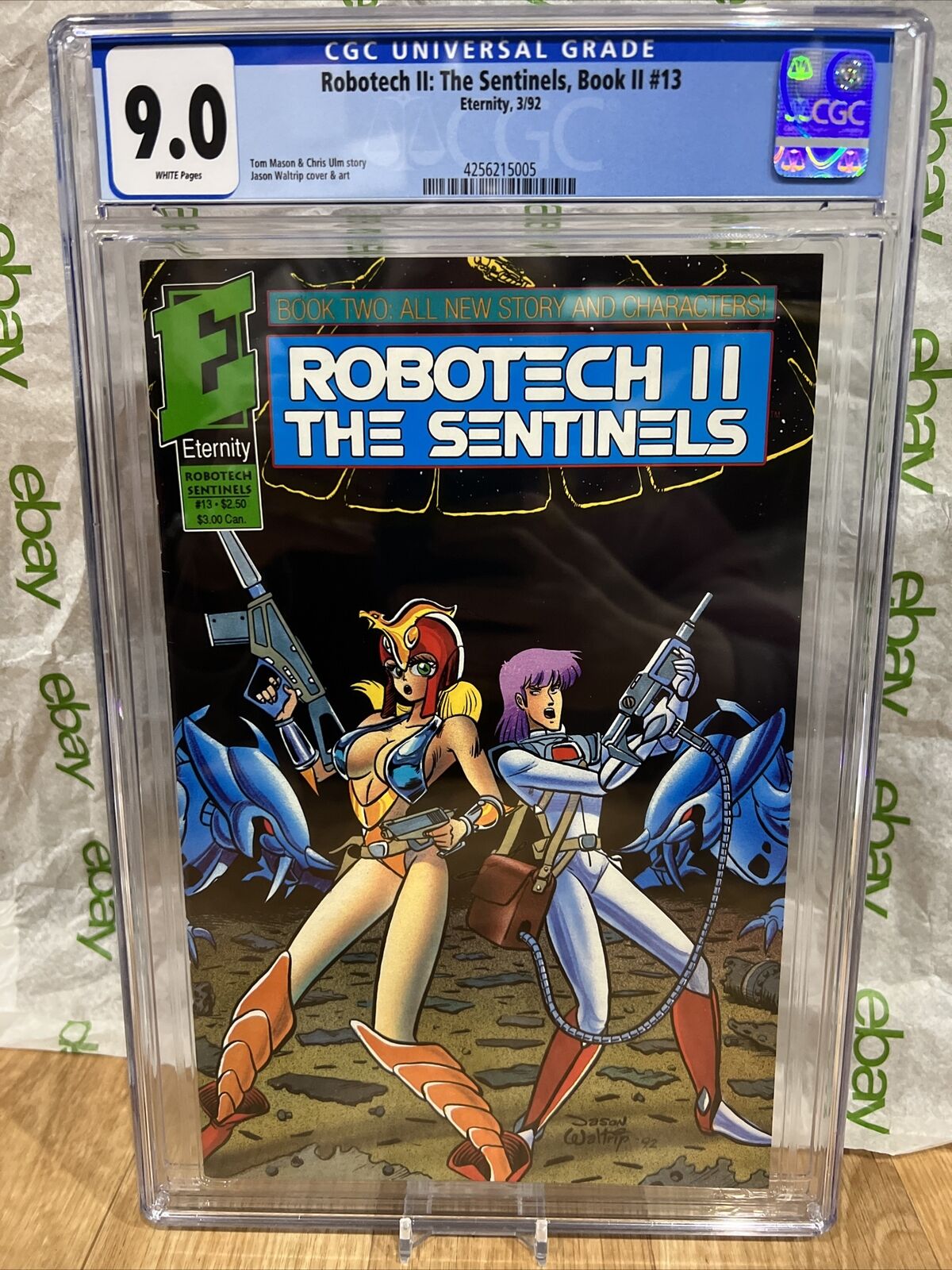 Robotech 2 The Sentinels Book 2 #13 1992 Comic Book  Cgc 9.0 White Pages Graded
