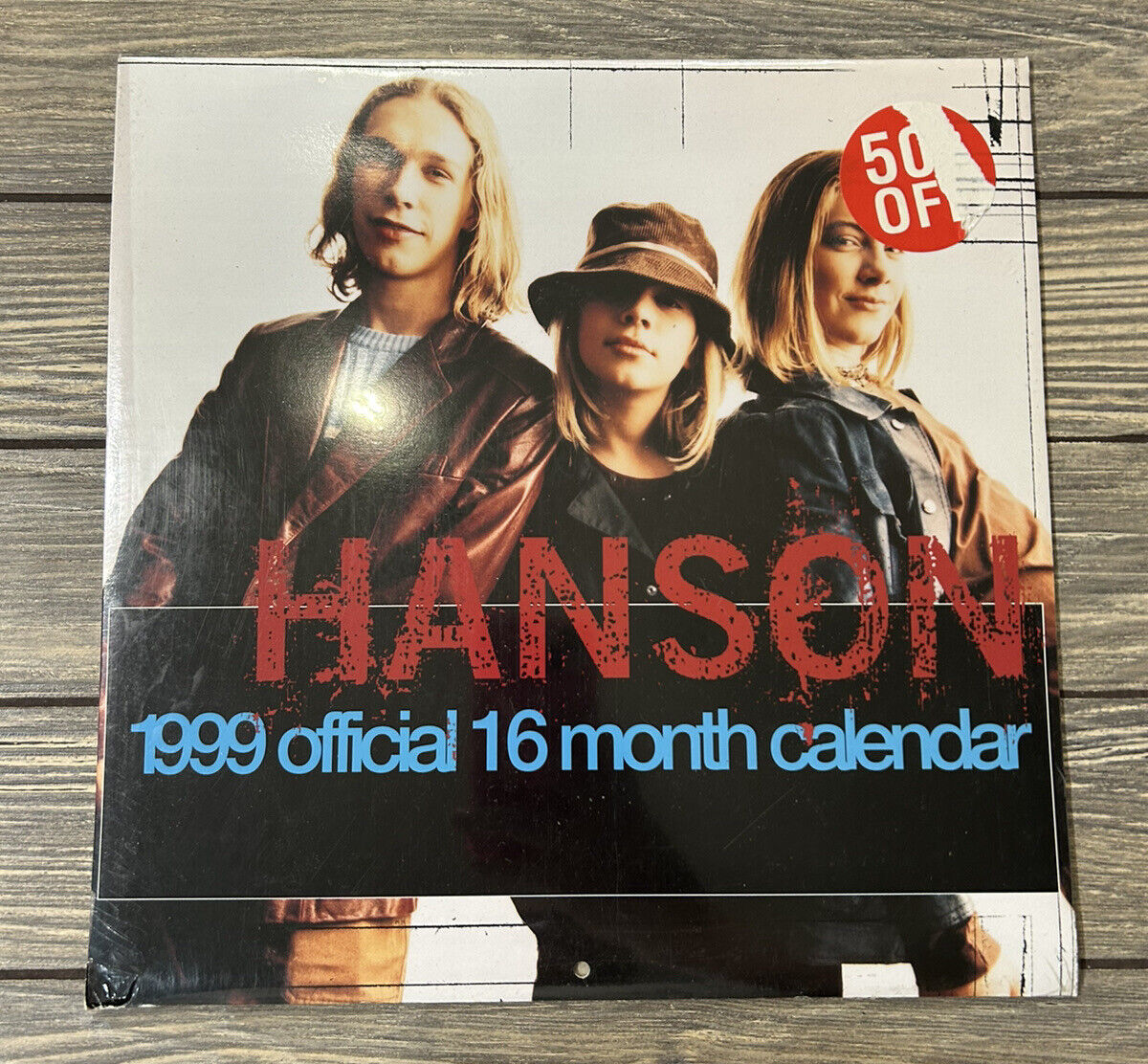 Vintage 1999 Hanson Official 16 Month Calendar New Sealed