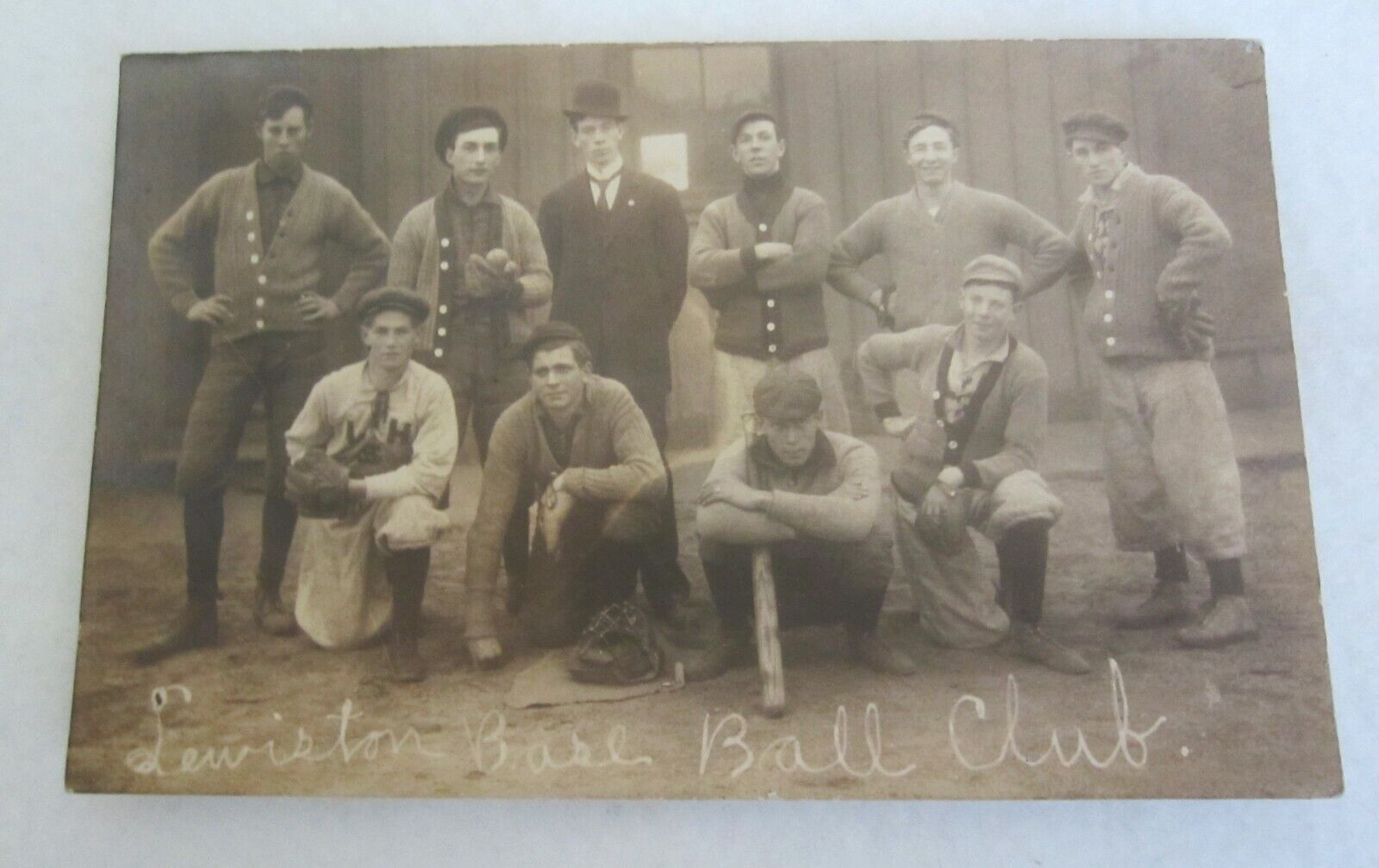 Rare Antique RPPC of the Lewiston Idaho Baseball Club never used postcard