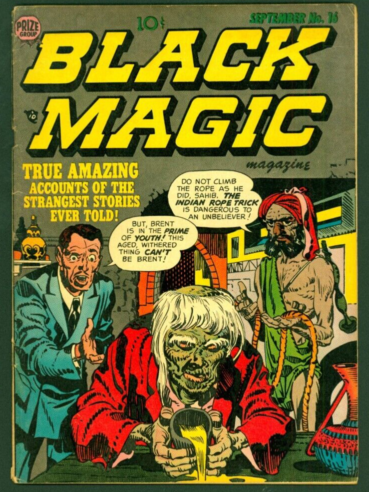 Black Magic #16 (Vol 2 #10) VG/Fine Simon & Kirby 1952 Crestwood Comics