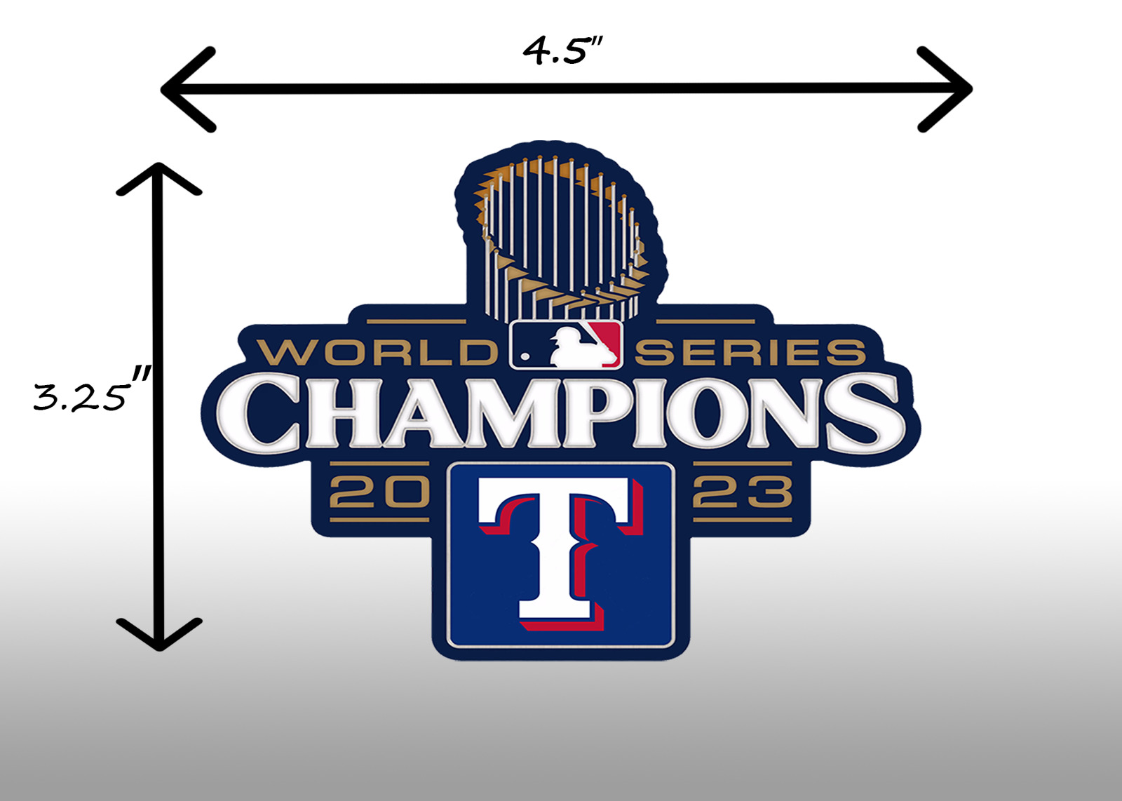 Texas Rangers World Series Champions 2023 4.5
