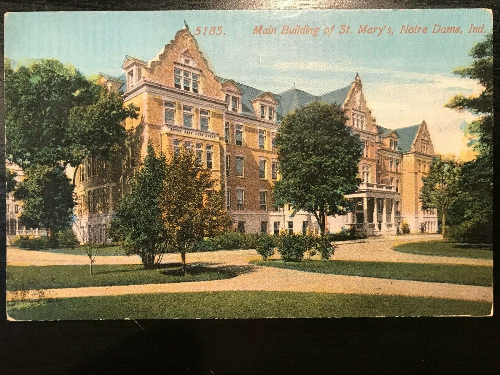 Vintage Postcard 1907-1915 Main Building St. Mary\'s Notre Dame Indiana (IN)