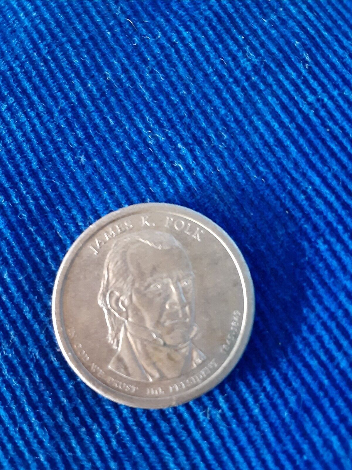 Rare President Coin - $1.00 James K. Polk, 11th President, United States REDUCED