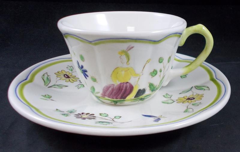Longchamp Moustiers Cup and Saucer Set