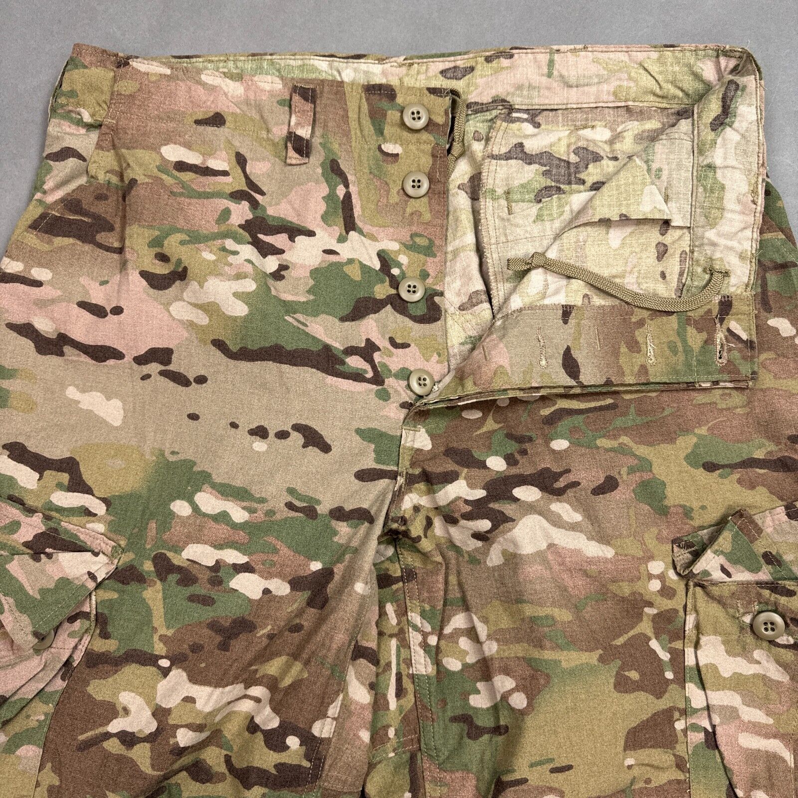 US Military Multicam Cargo Pants Mens Large Brown Combat Trouser Flame Resistant