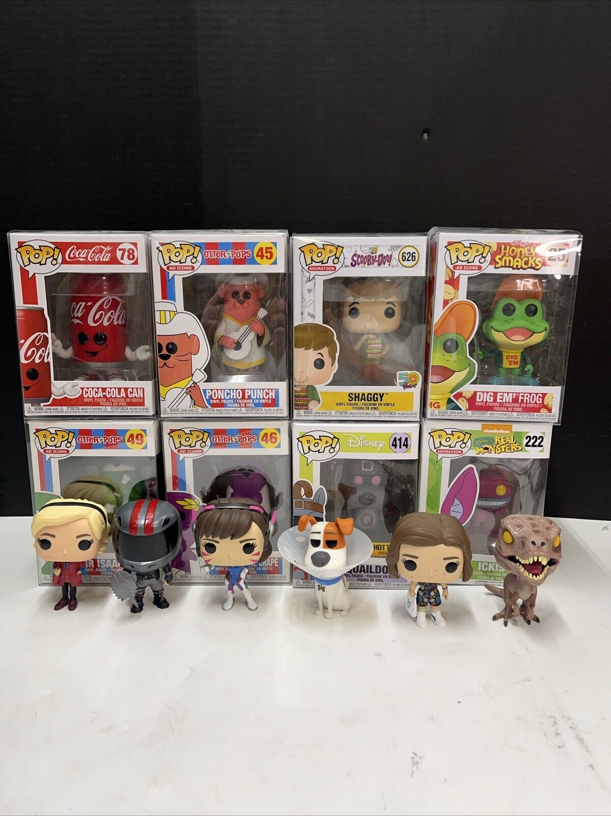 Funko Pop lot of 12 As Icons Nickelodeon Video Games Animation Collection Resell