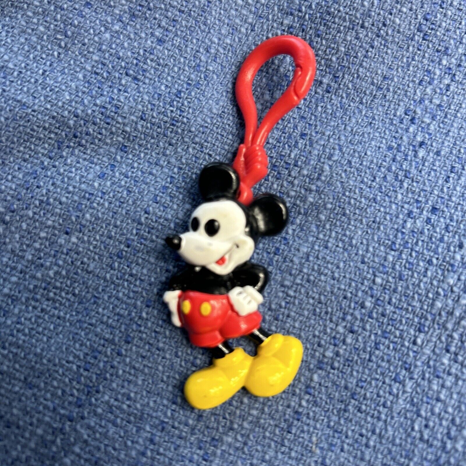Disney Vtg 60\'s Mickey Mouse Mini Figure Key holder clip 1966 3\