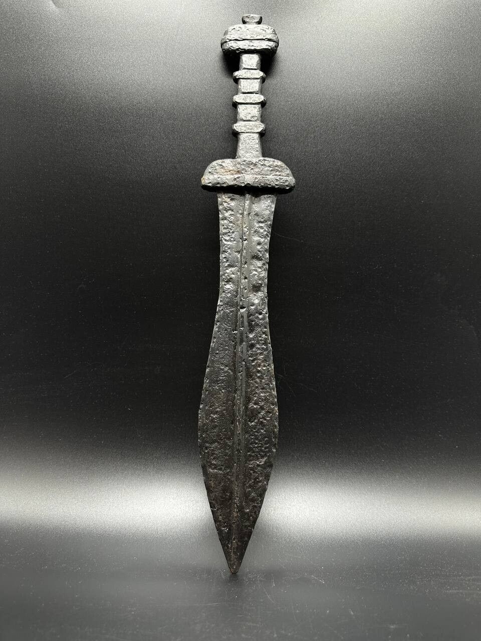 Ancient Roman iron dagger circa 1st century AD.