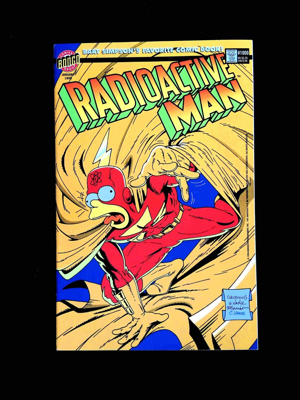 Radioactive Man  #1000  BONGO Comics 1994 NM