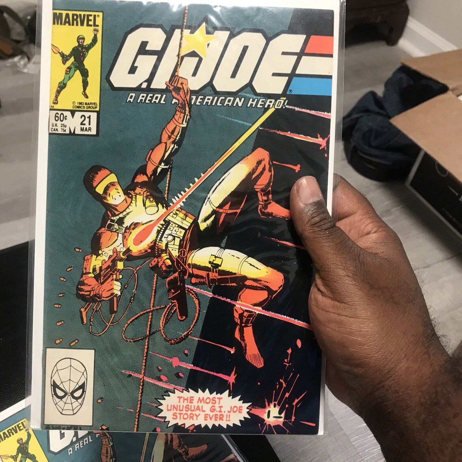G.I. Joe: A Real American Hero #21 Hot Newsstand Key Snake-Eyes 1st Print Marvel
