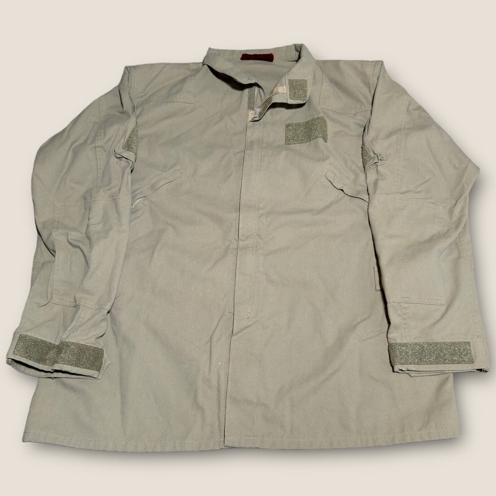 DRIFIRE FR Flight Suit Shirt Top Sz XXL - R Tan Tactical Pockets Made In USA