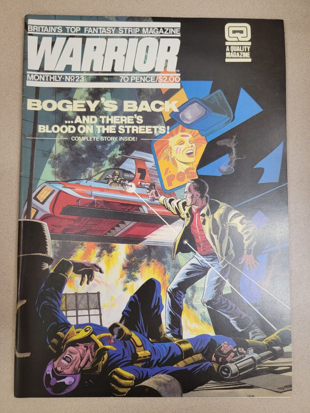 Warrior Magazine Vol. 2 #11 (Cover #23) Bogey's Back October 1984