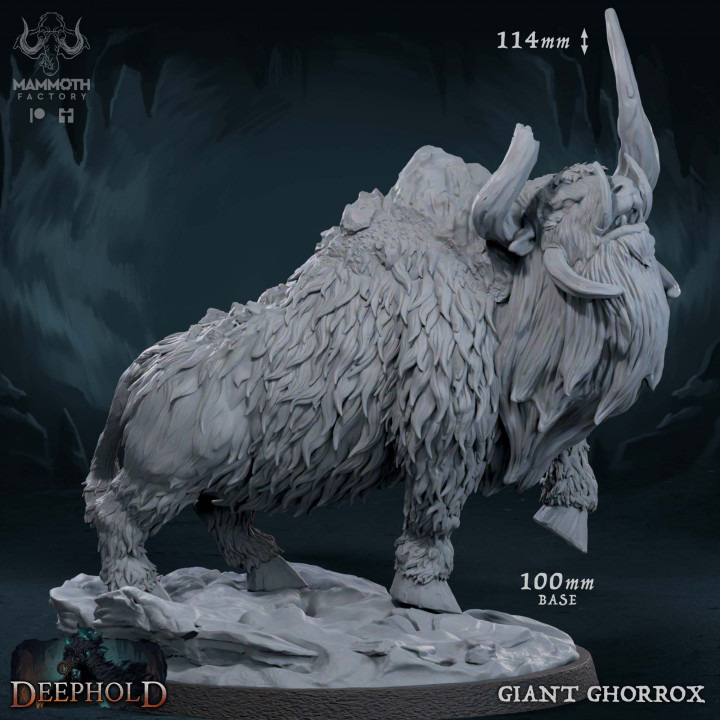 Giant Ghorrox | Mammoth Factory | DnD | Fantasy | Miniature