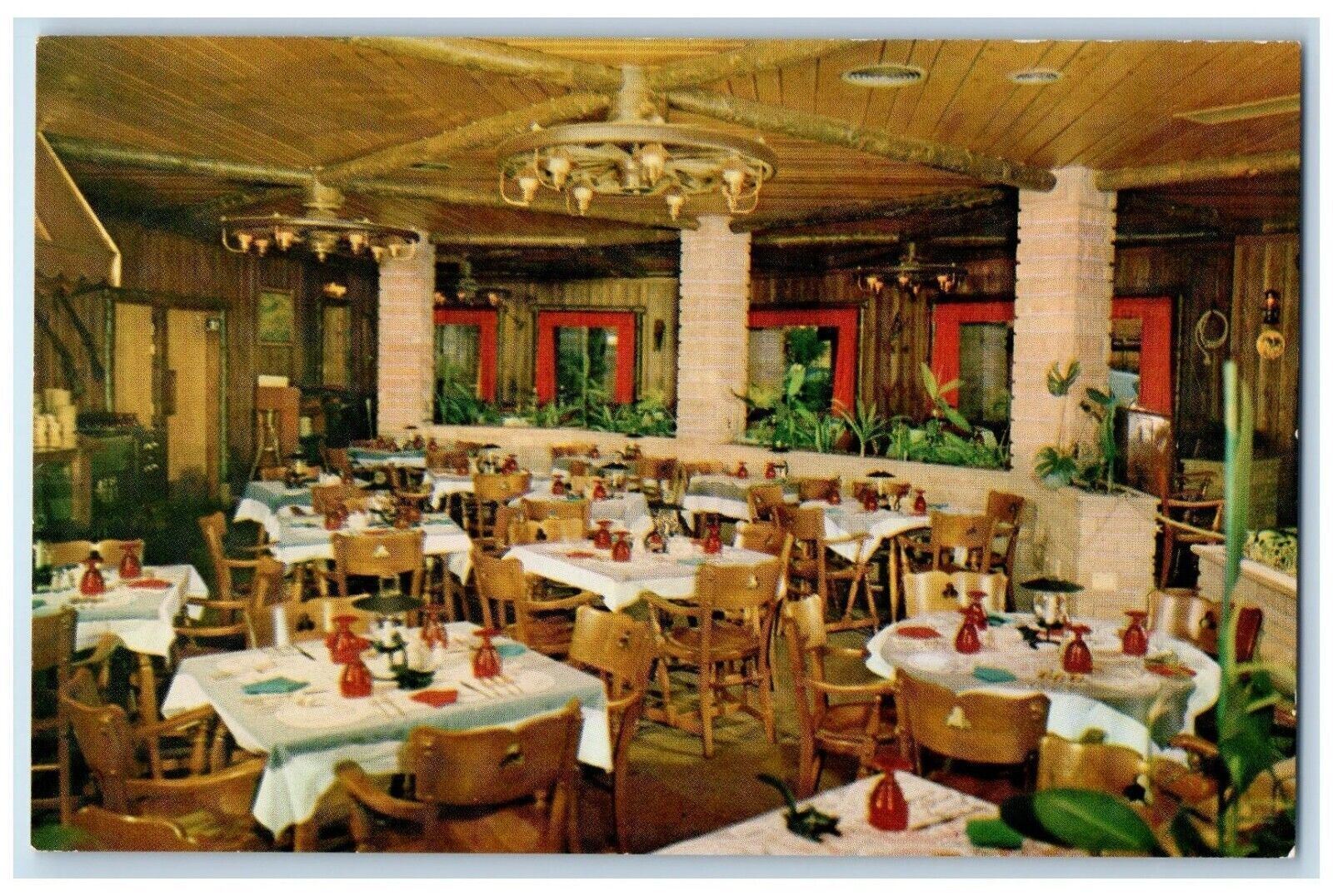 Western Village Dining Room Phoenix Arizona AZ Unposted Vintage Postcard