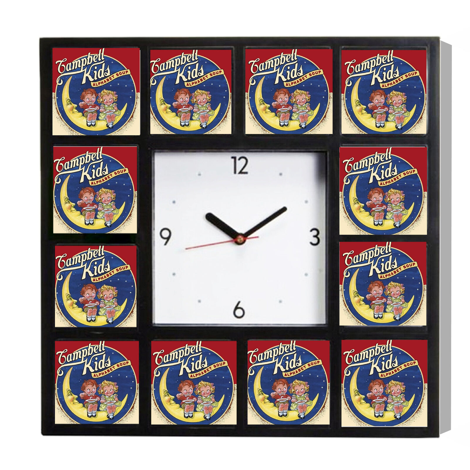 Advertising Campbell Kids Campbell's Soup Promo Diner Clock 10.5